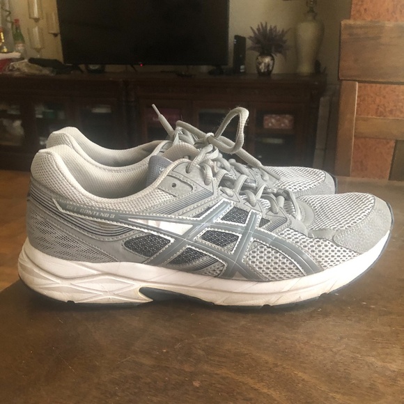 ASICS T5F4N lightweight sneaker silver 11.5 - Picture 3 of 9